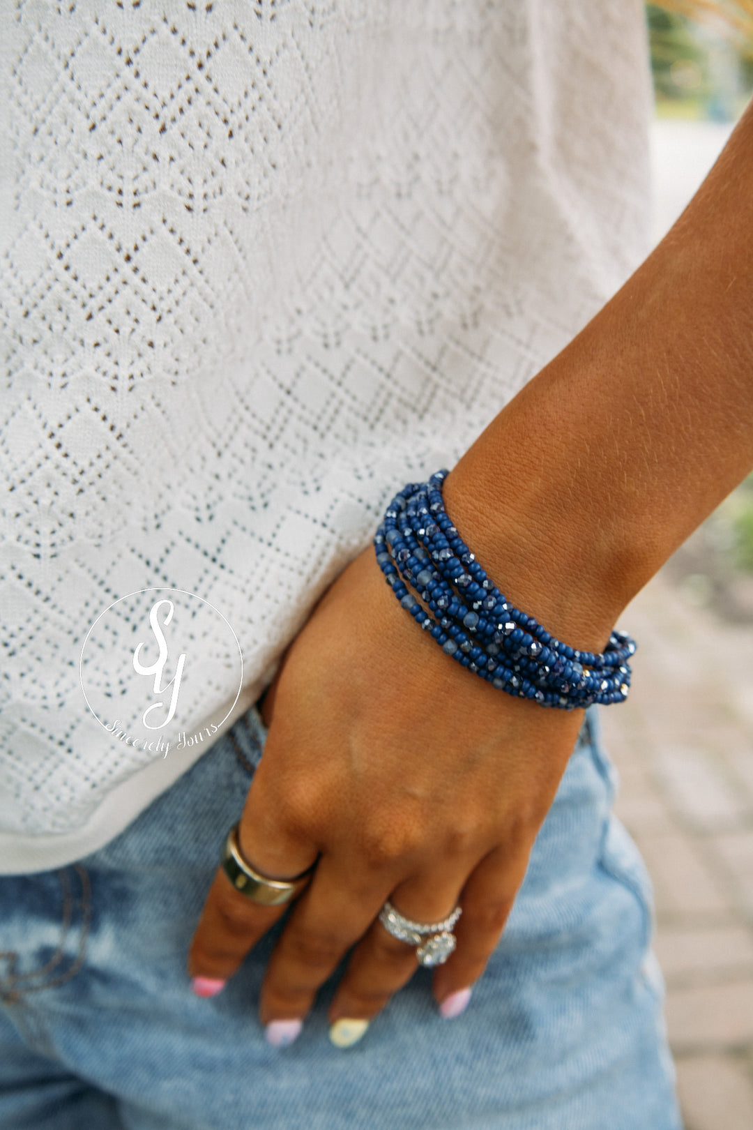 Ocean Water Bracelet - Blue