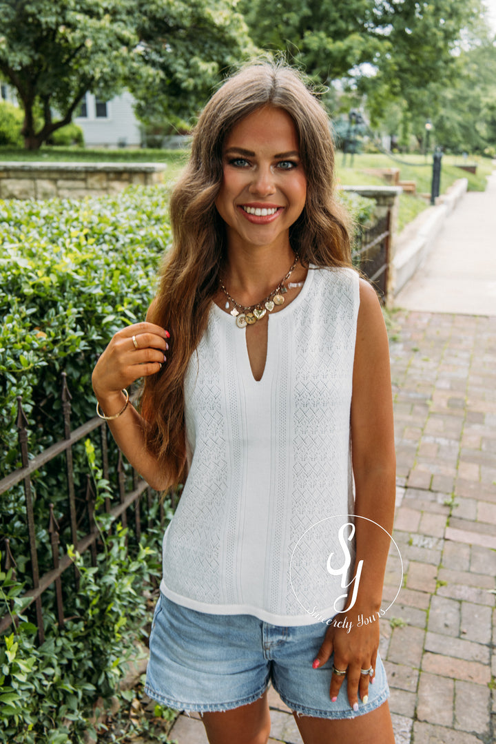 Chic Dream Tank - Off White