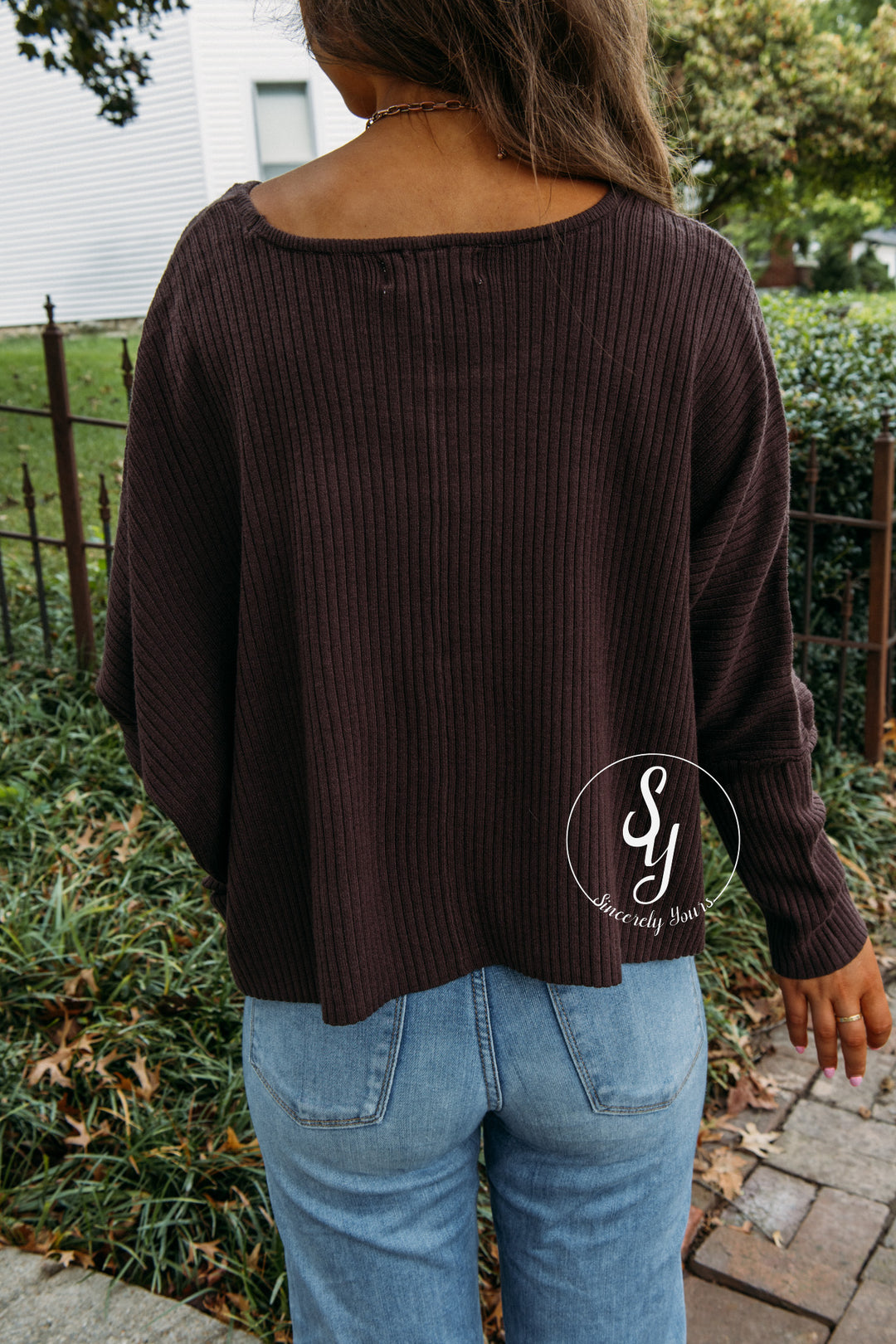 Falling For Comfort Sweater - Brown