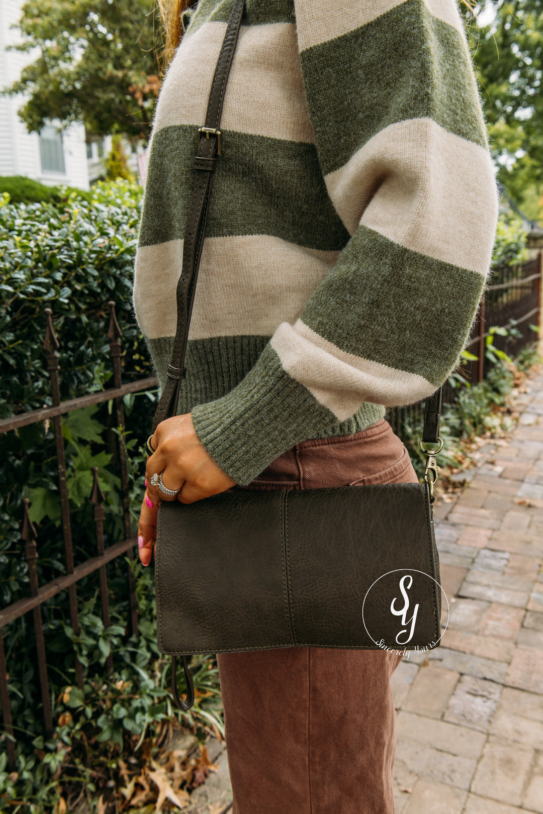 Posie Purse -Dark Moss