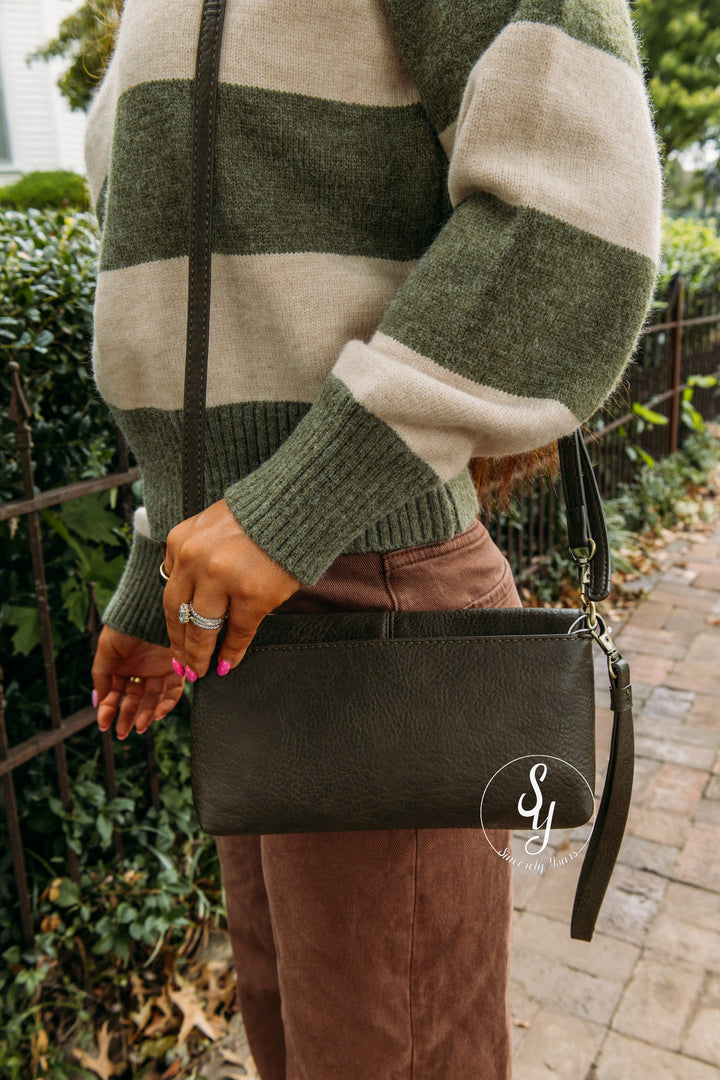 Posie Purse -Dark Moss