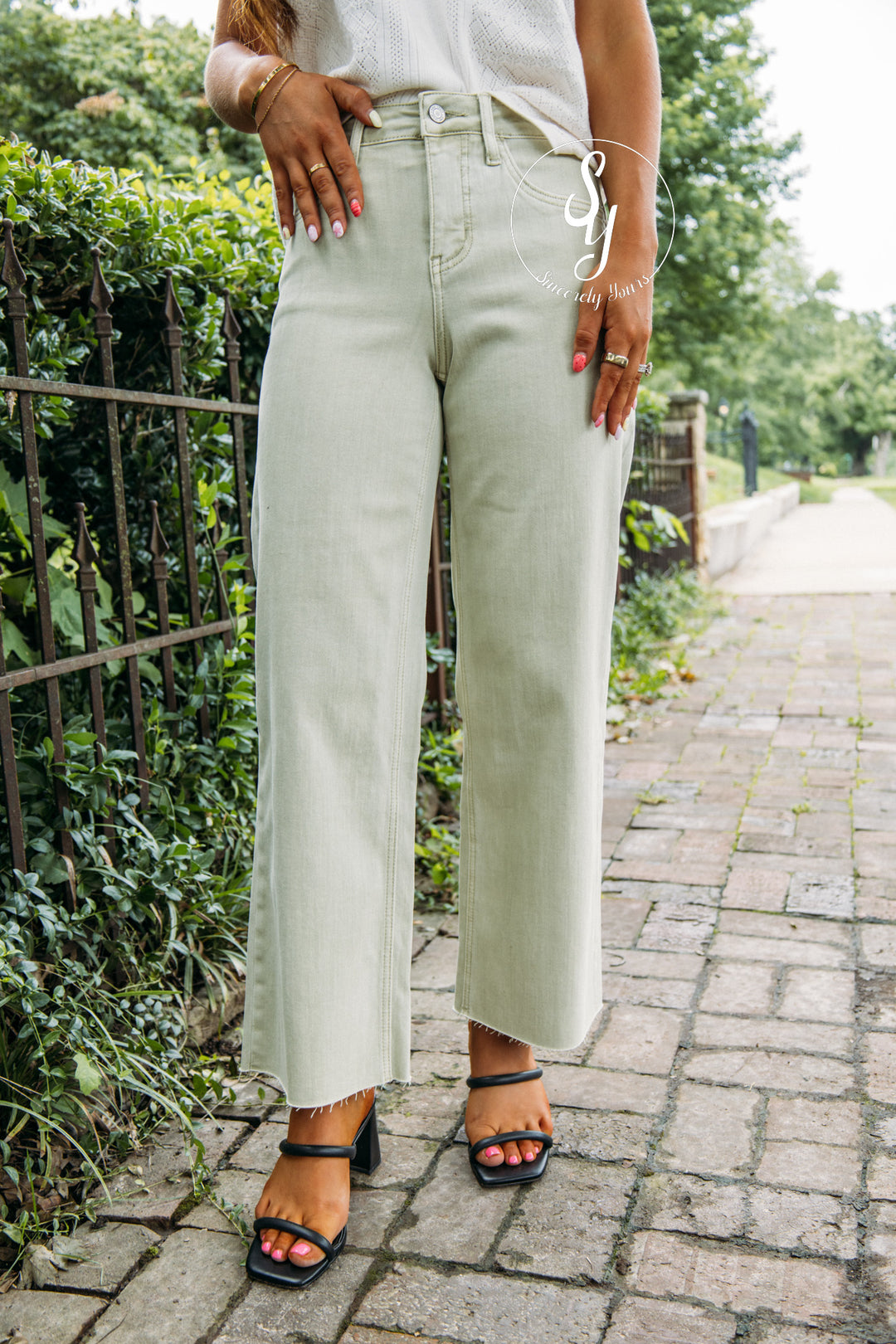 Sadie Mae Denim -Olive