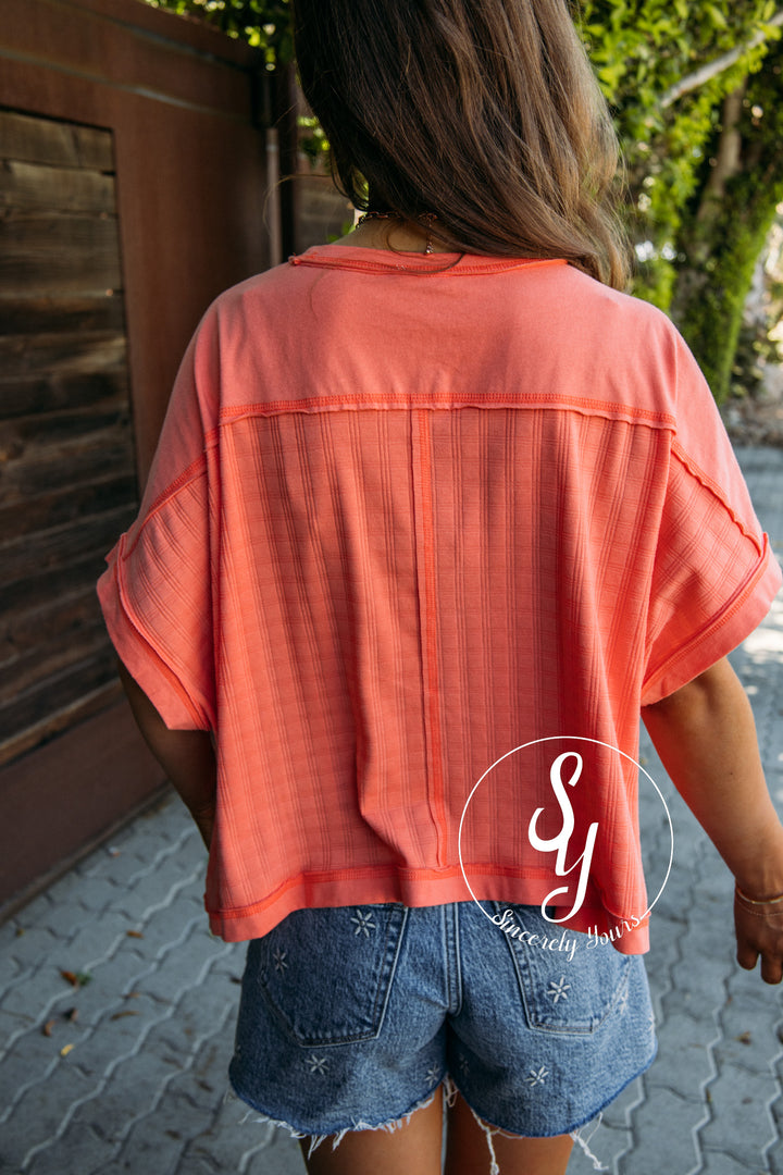 Fun Loving Top - Coral