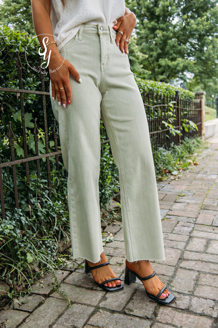 Sadie Mae Denim -Olive