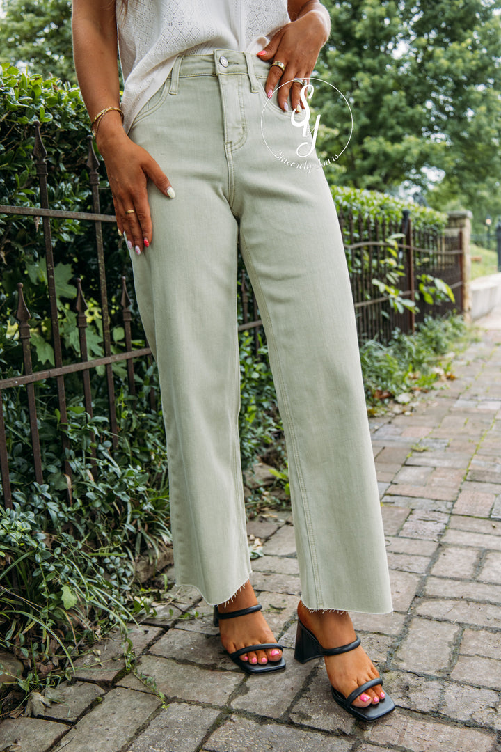 Sadie Mae Denim -Olive