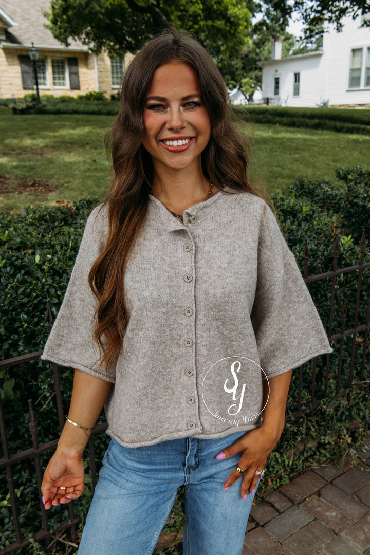 Sunday Stroll Sweater - Light Mocha