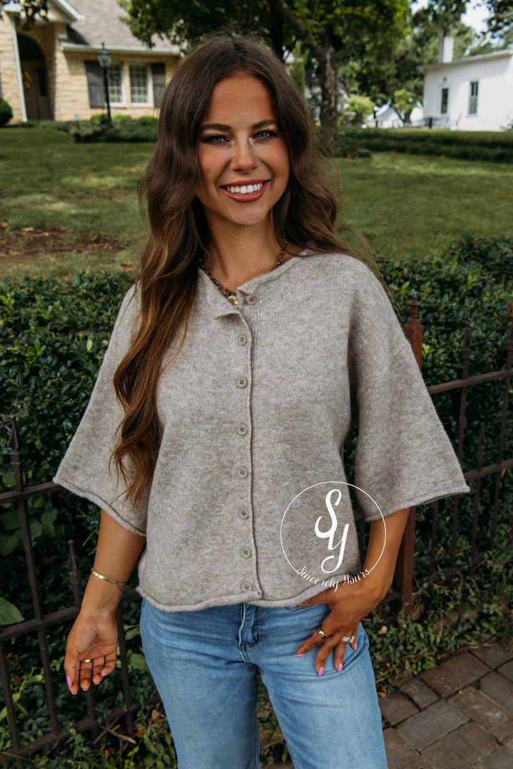 Sunday Stroll Sweater - Light Mocha