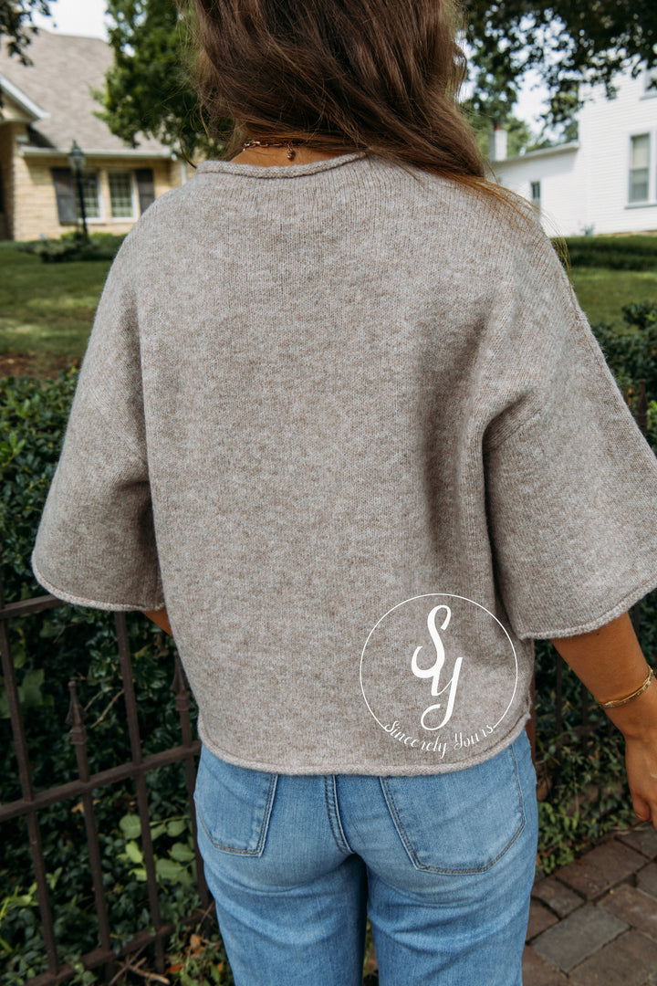 Sunday Stroll Sweater - Light Mocha