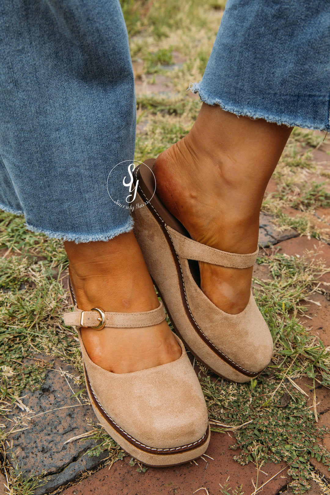 Sole Feeling Mule - Camel