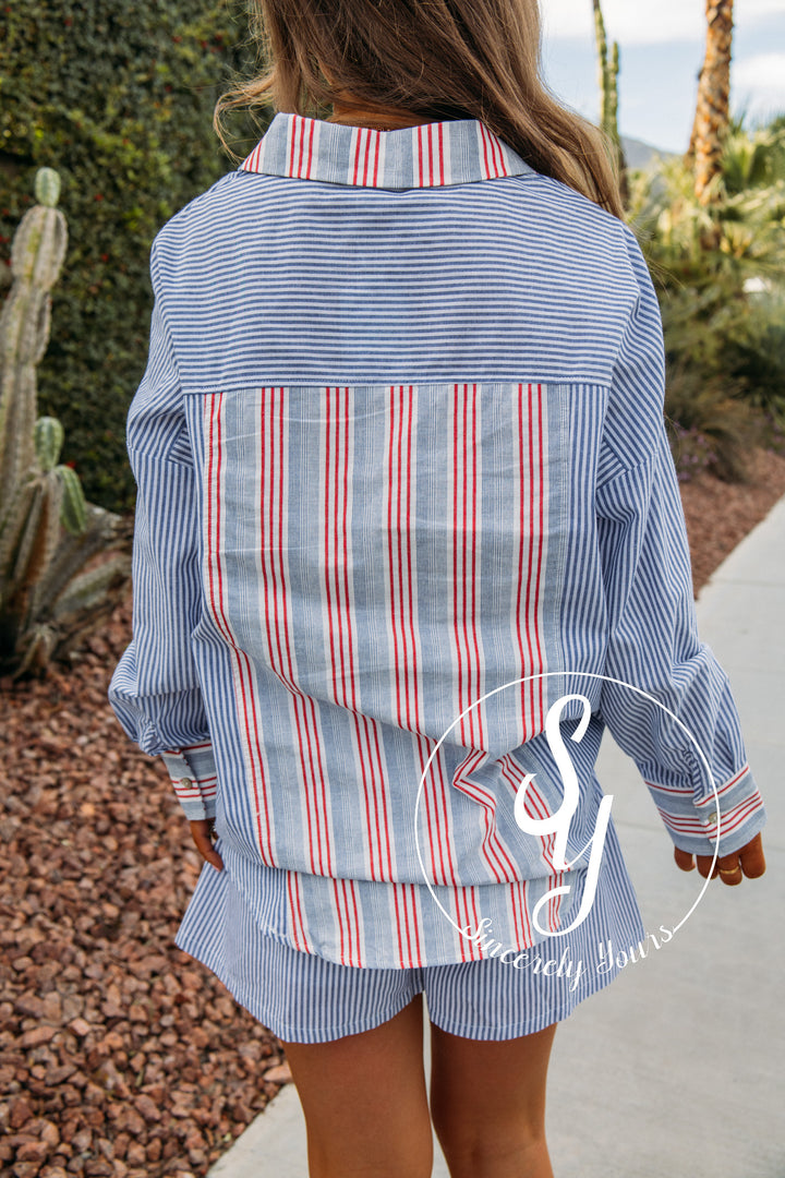 Sweetly Charmed Set - Red/Blue