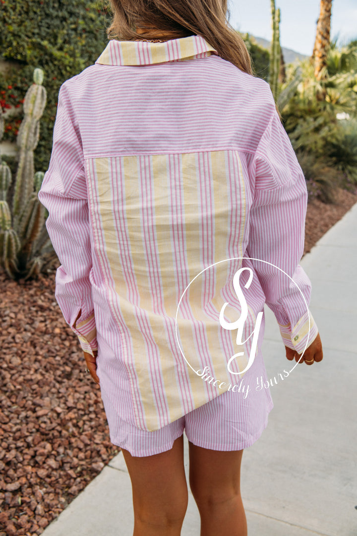 Sweetly Charmed Set - Pink/Yellow