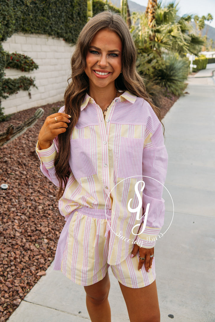 Sweetly Charmed Set - Pink/Yellow