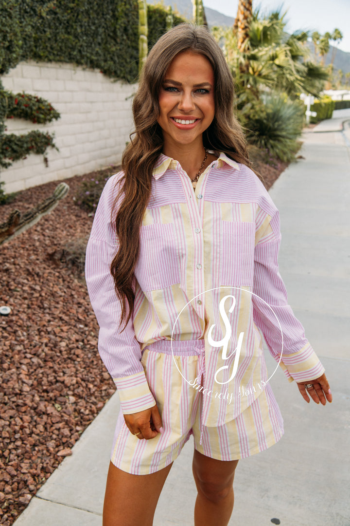 Sweetly Charmed Set - Pink/Yellow