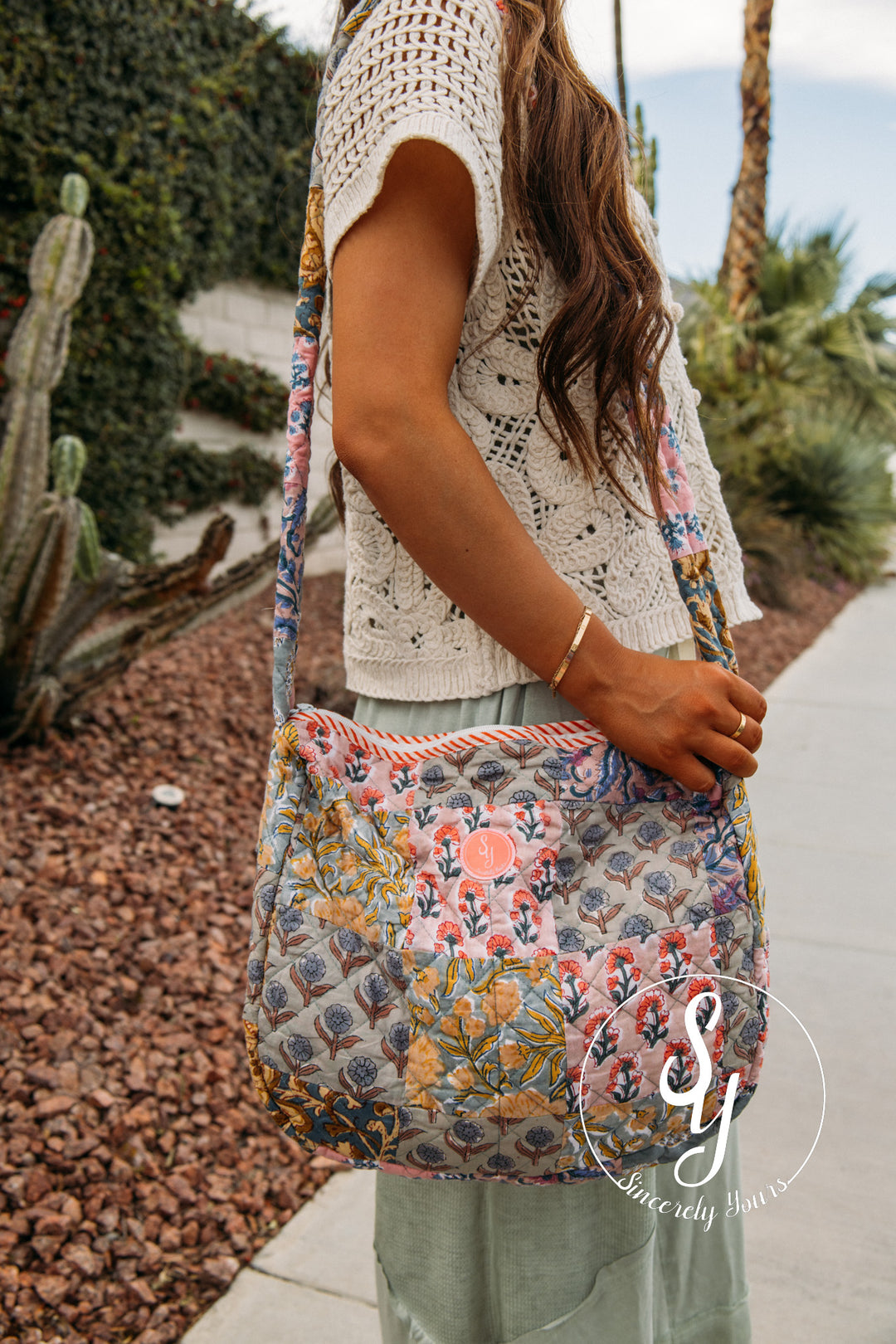 SY Label: Stitch And Sunshine Quilted Purse