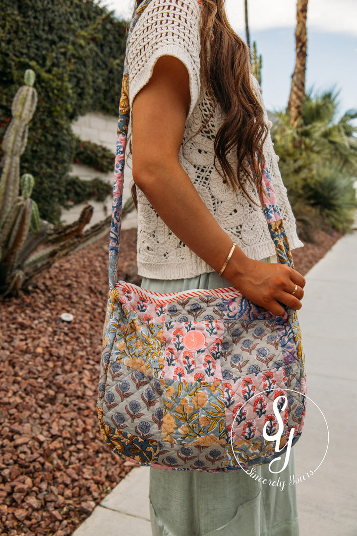 SY Label: Stitch And Sunshine Quilted Purse