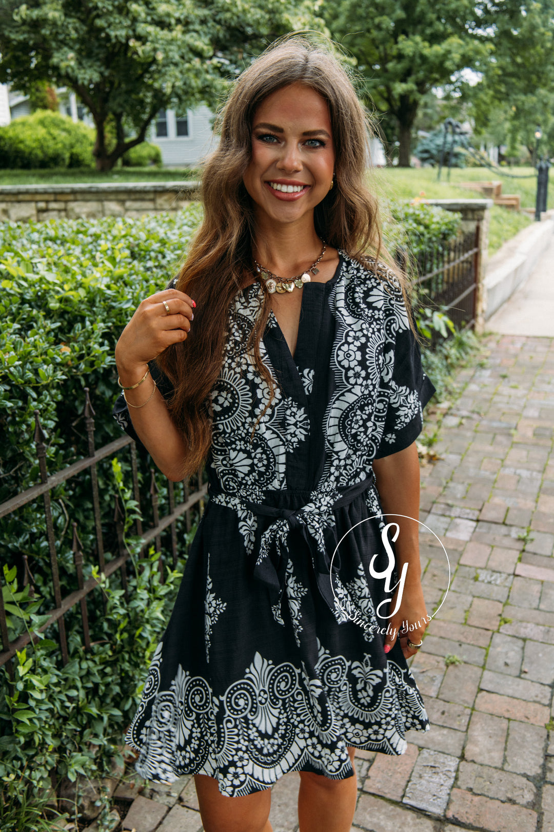 Boldly Cute Dress - Black