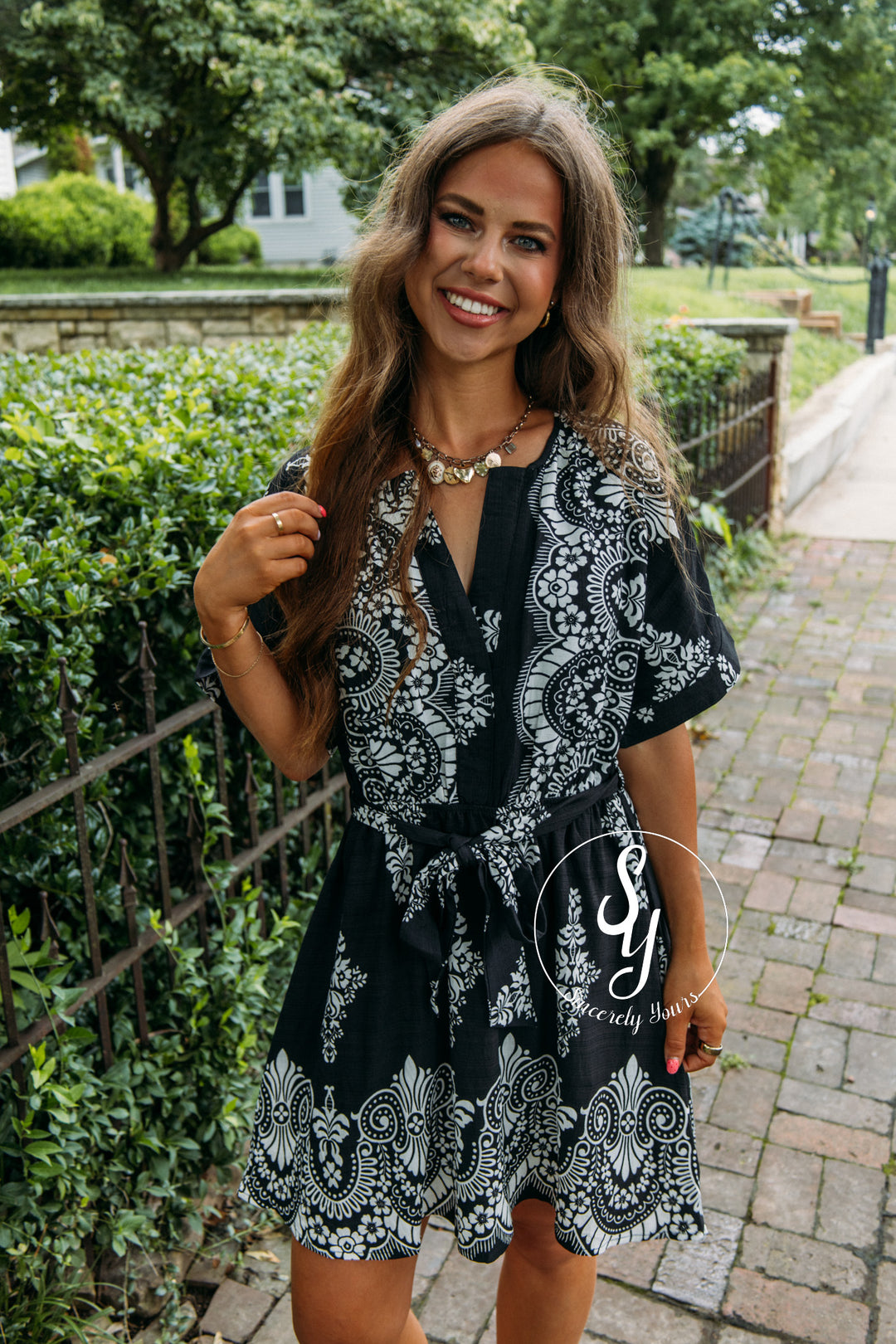 Boldly Cute Dress - Black
