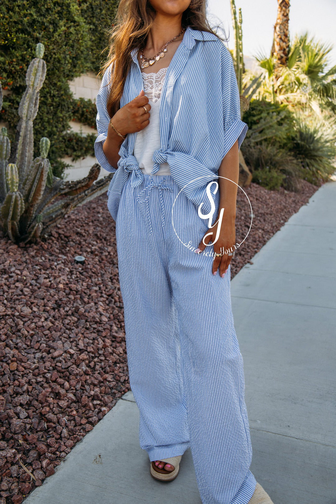 Classic Stripe Set - Blue