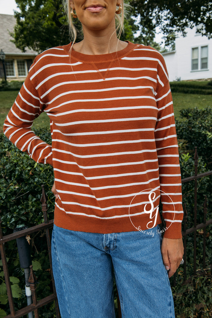 Change It Up Sweater - Copper