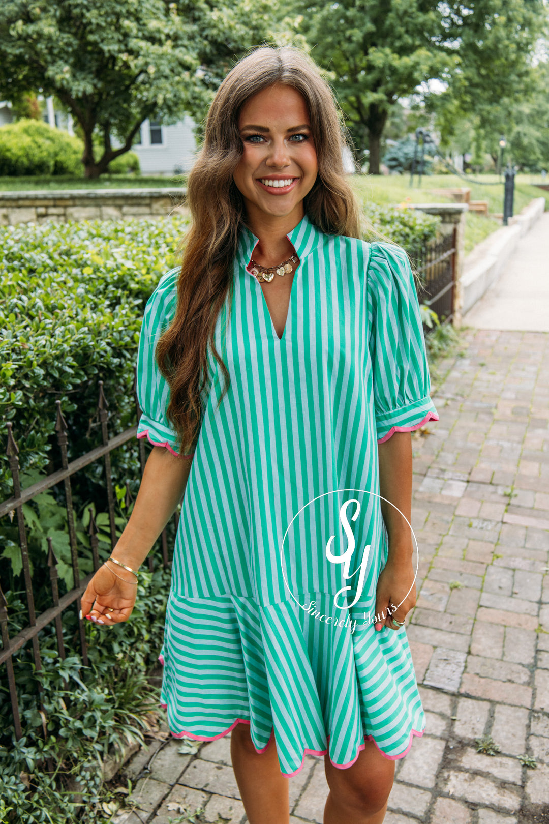 Bright Summer Dress - Green
