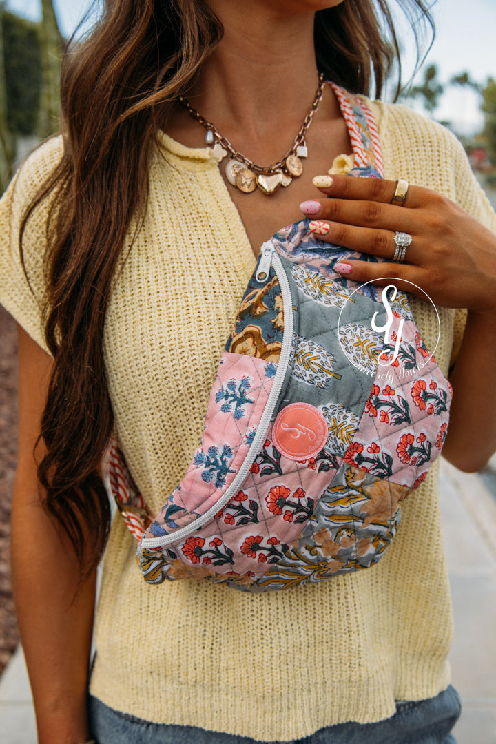 SY Label: Stitch And Sunshine Quilted Fanny Pack