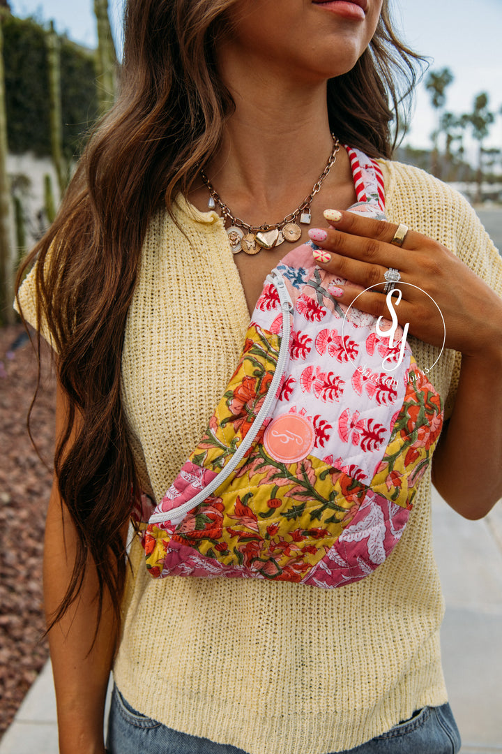SY Label: Whimsy And Wonder Quilted Fanny Pack