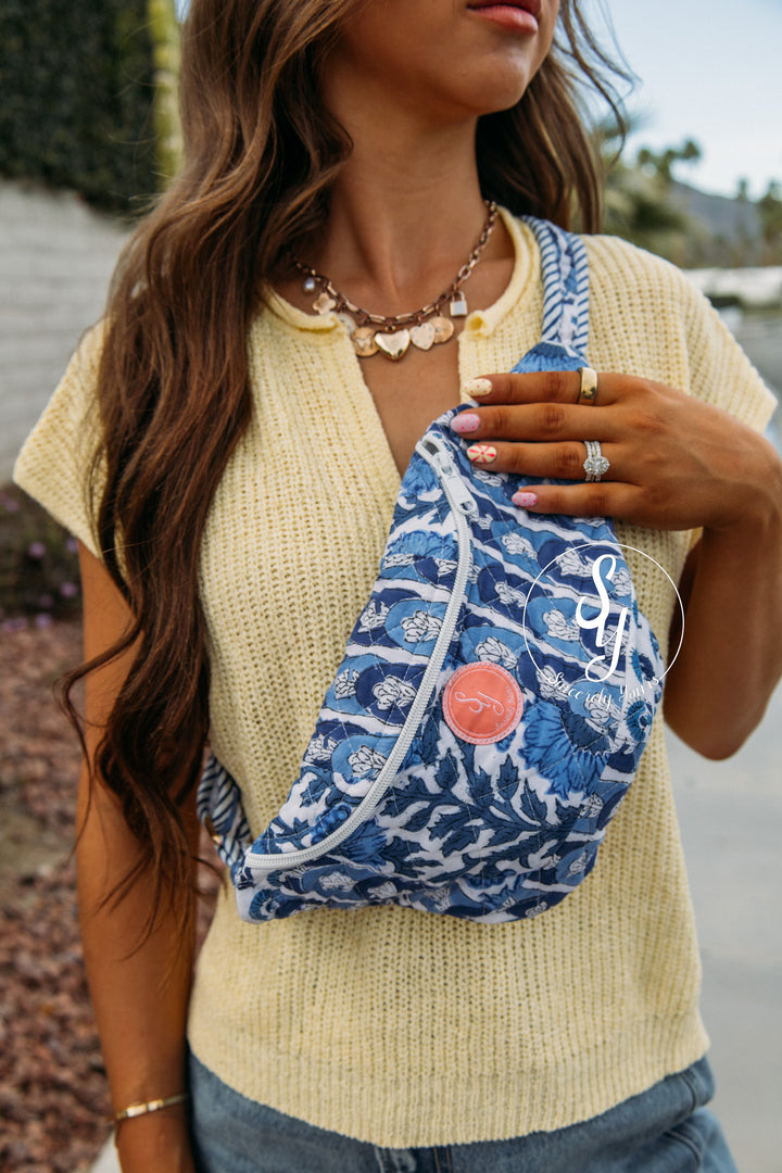 SY Label: Bella Quilted Fanny Pack