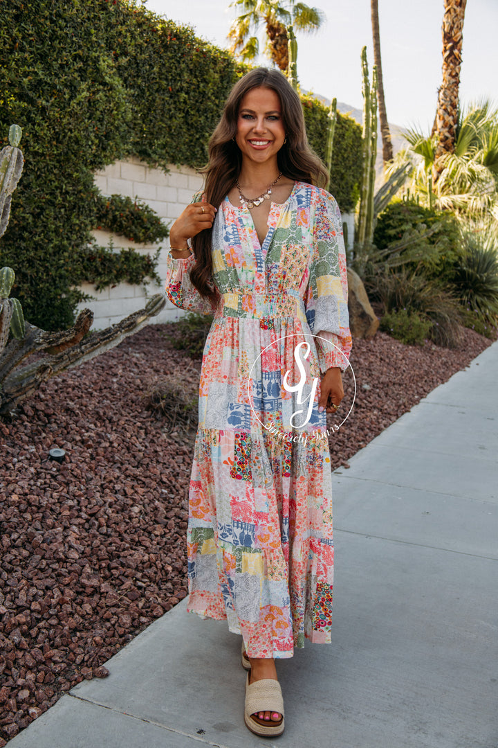 Botanical Garden Dress - Sorbet Breeze