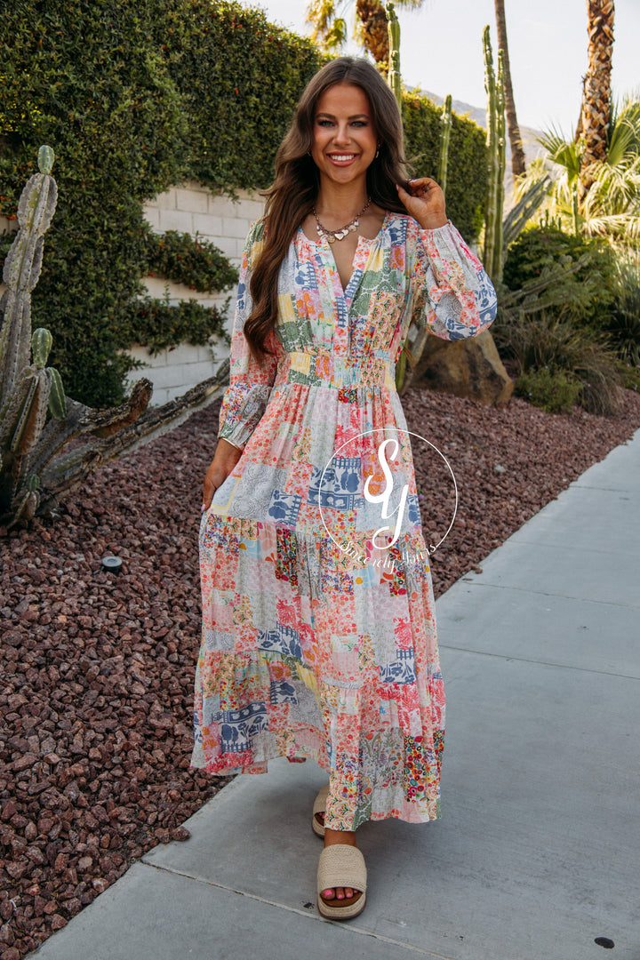 Botanical Garden Dress - Sorbet Breeze