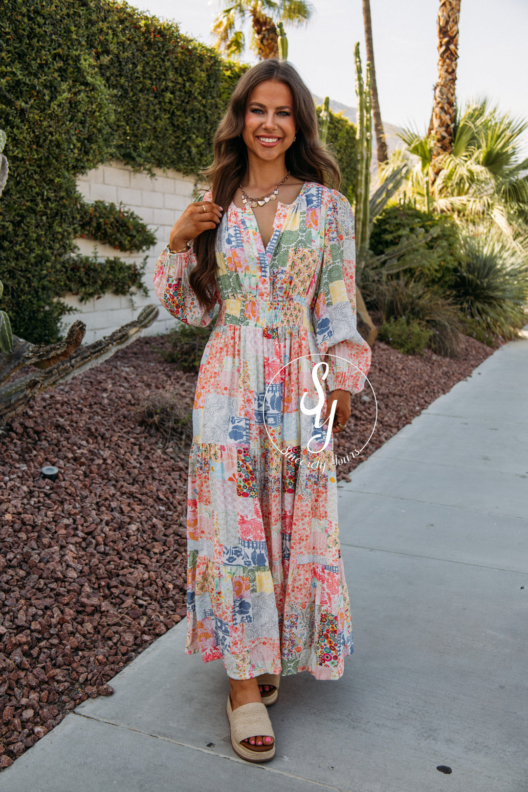 Botanical Garden Dress - Sorbet Breeze