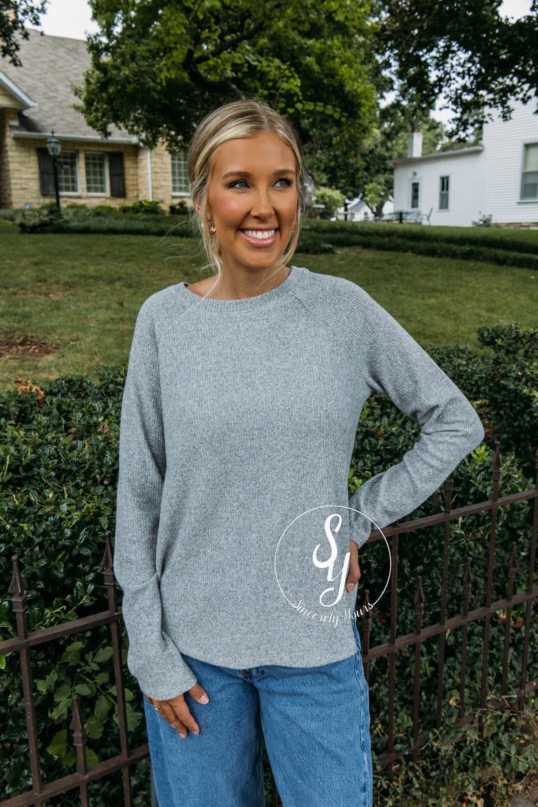 The Ideal Top - Heather Gray