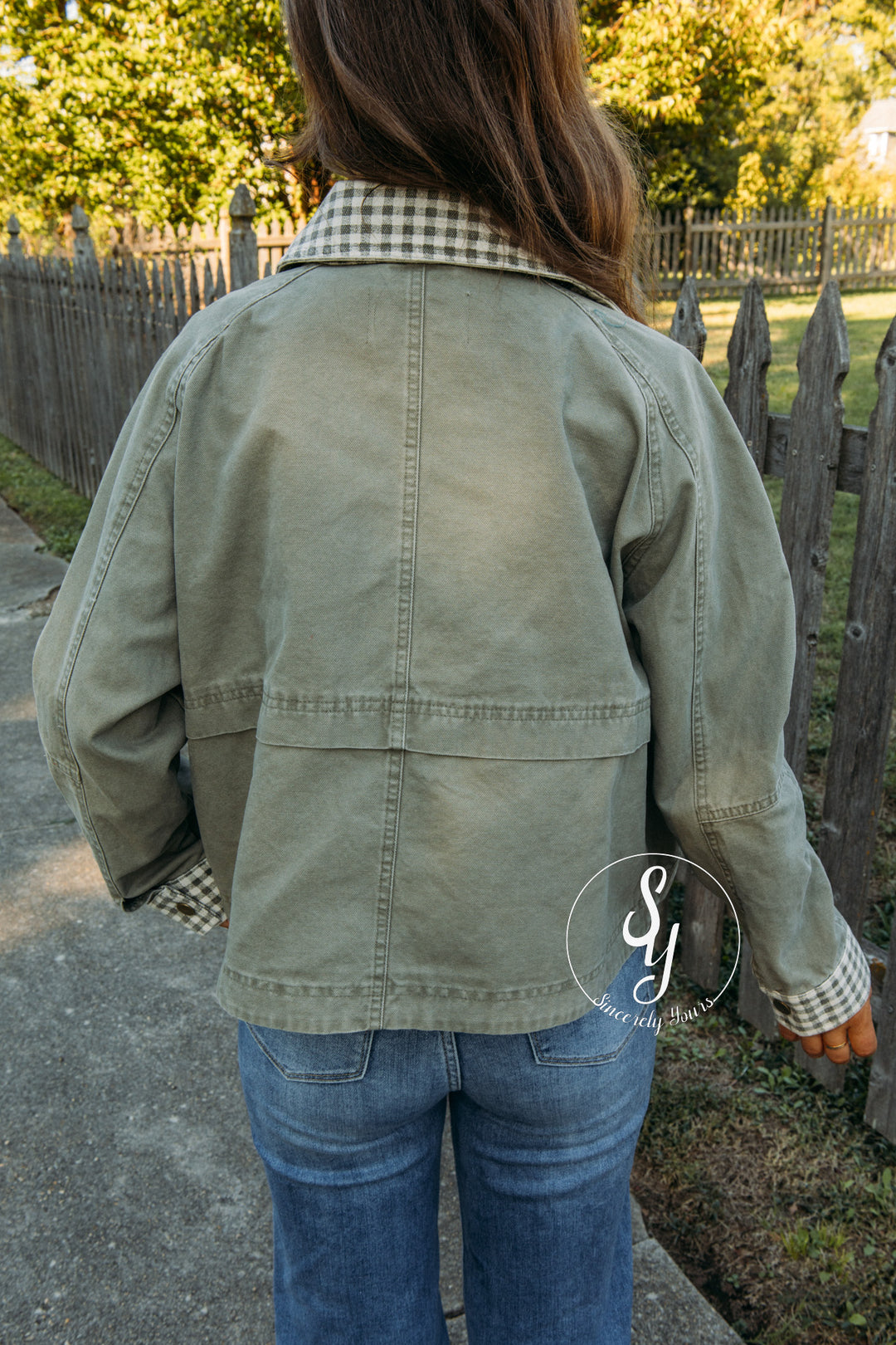Caught Your Eye Jacket - Olive