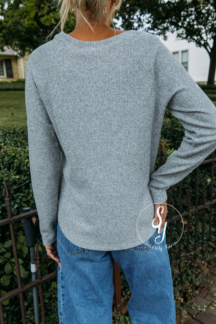 The Ideal Top - Heather Gray