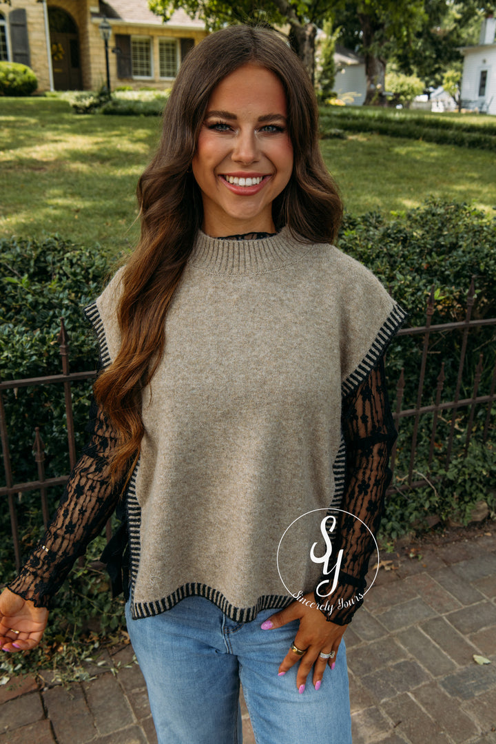 Keep It Great Vest - Mocha