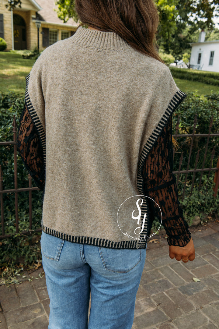 Keep It Great Vest - Mocha