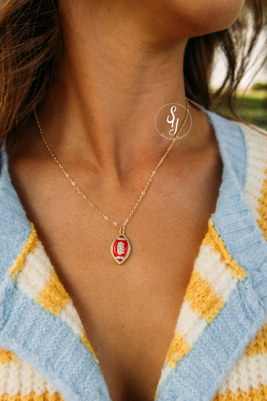 Home Team Necklace - Red