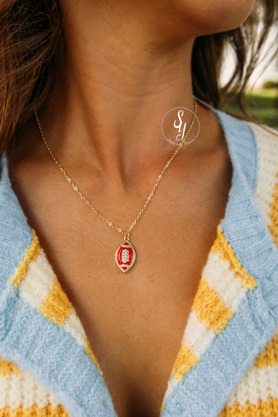 Home Team Necklace - Red