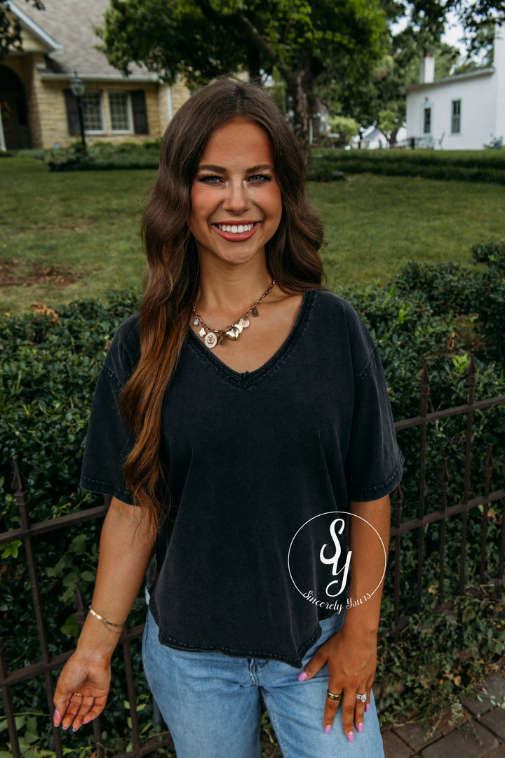 Perfect For Here Or There Top - Black