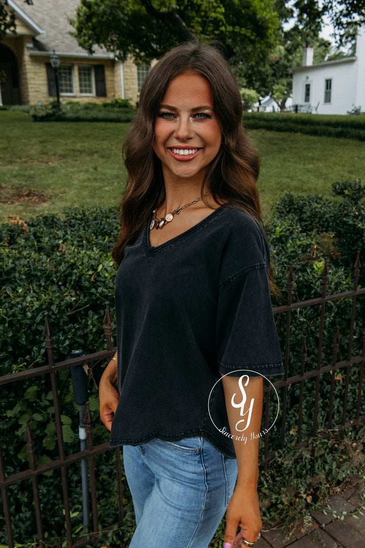 Perfect For Here Or There Top - Black