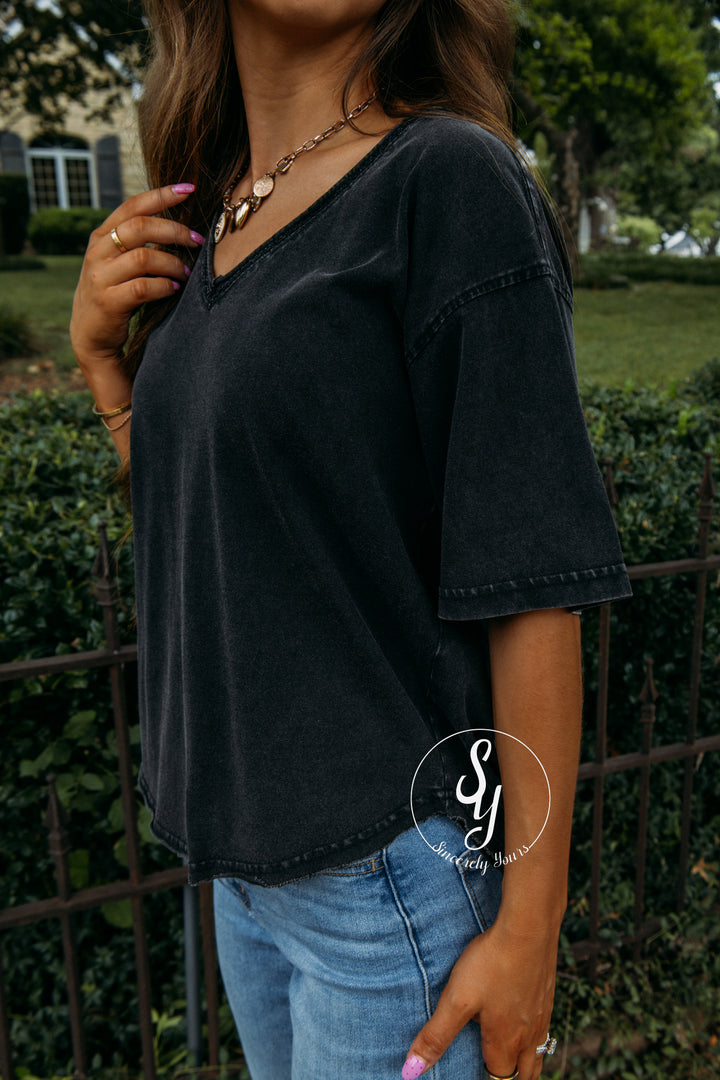Perfect For Here Or There Top - Black