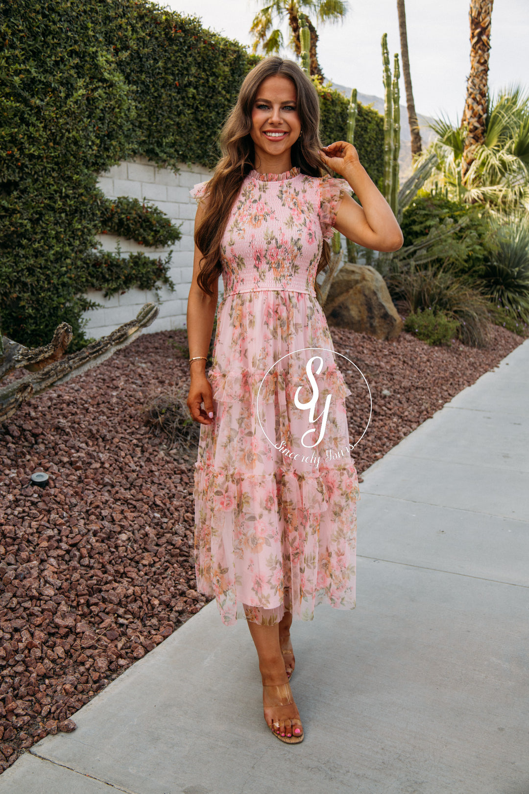 Smocked Favorite Dress - Pink Multi
