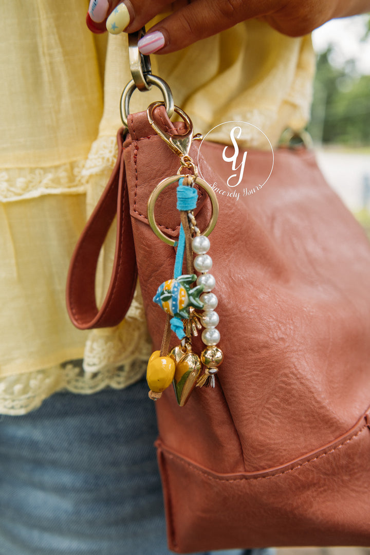 Heart For Fish Bag Charm