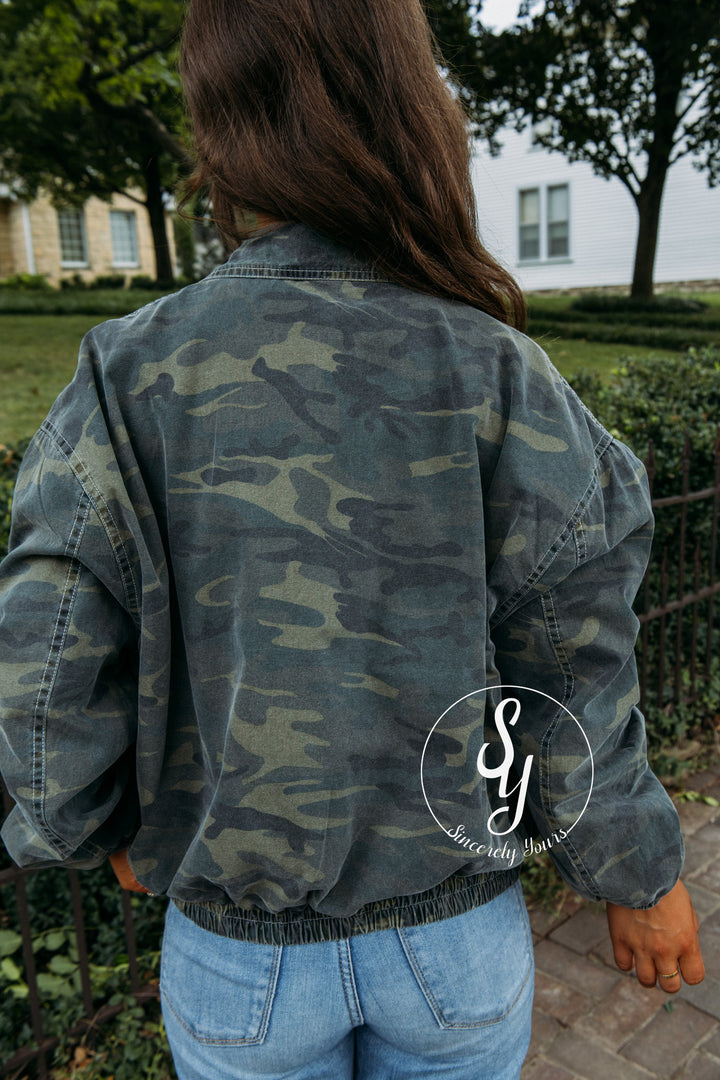 Sweet Escape Jacket - Dark Green
