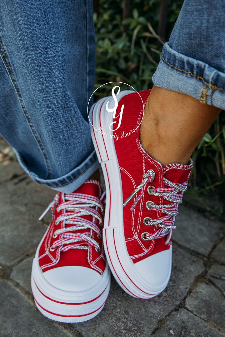 Ava Sneaker - Red