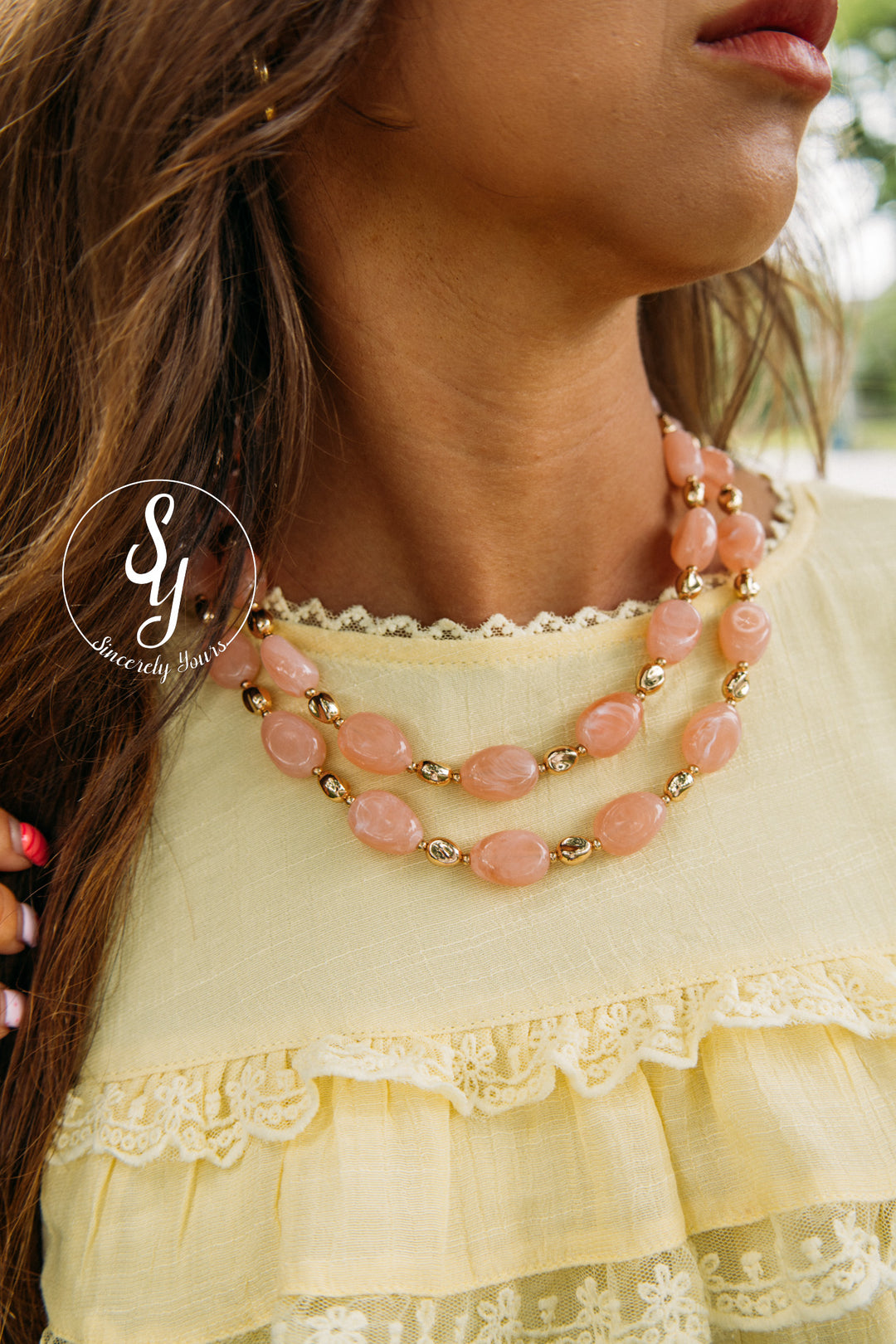 Pink Love Necklace