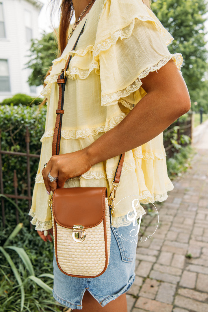 Briar Crossbody - Natural/Brown