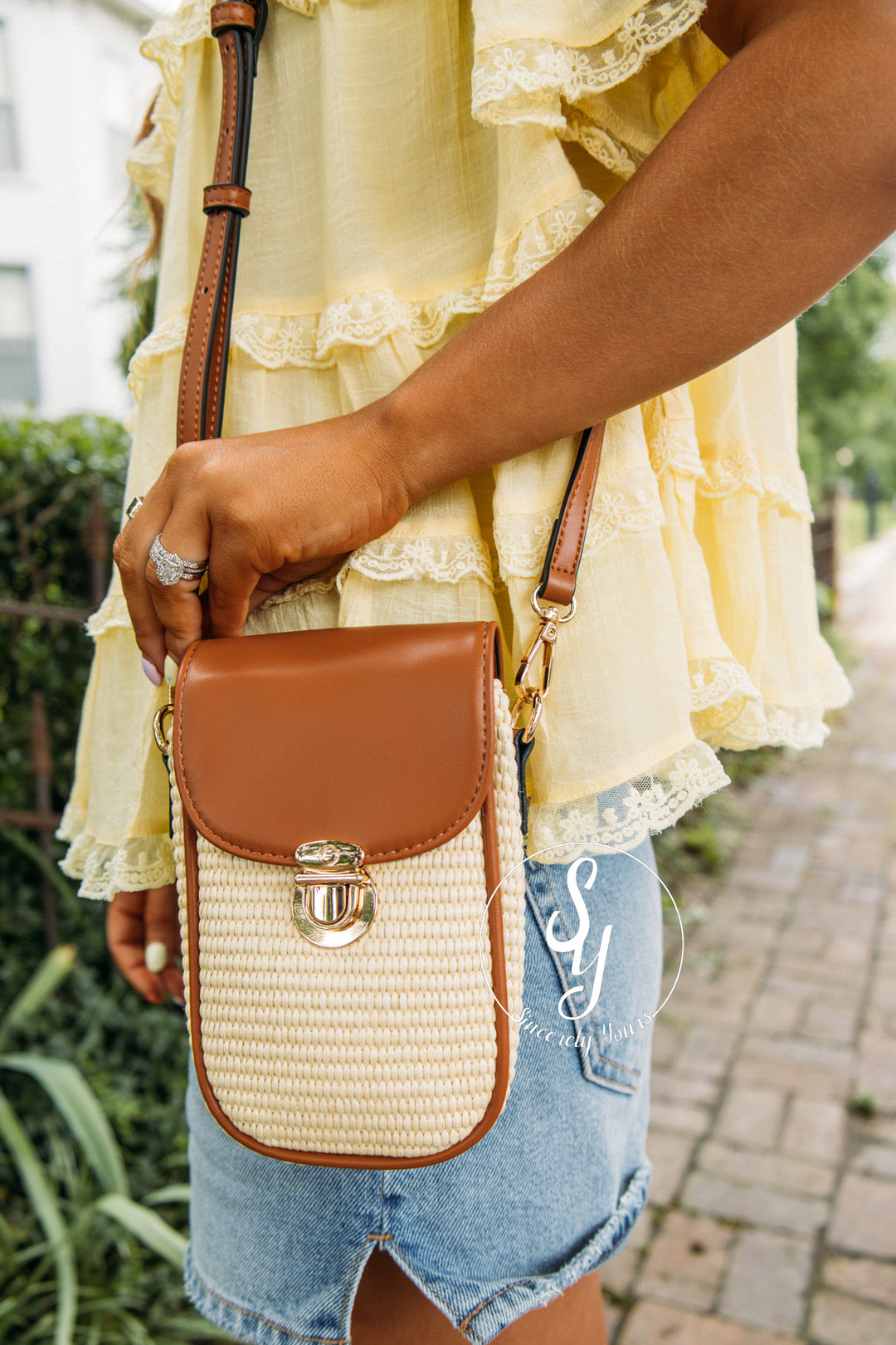 Briar Crossbody - Natural/Brown