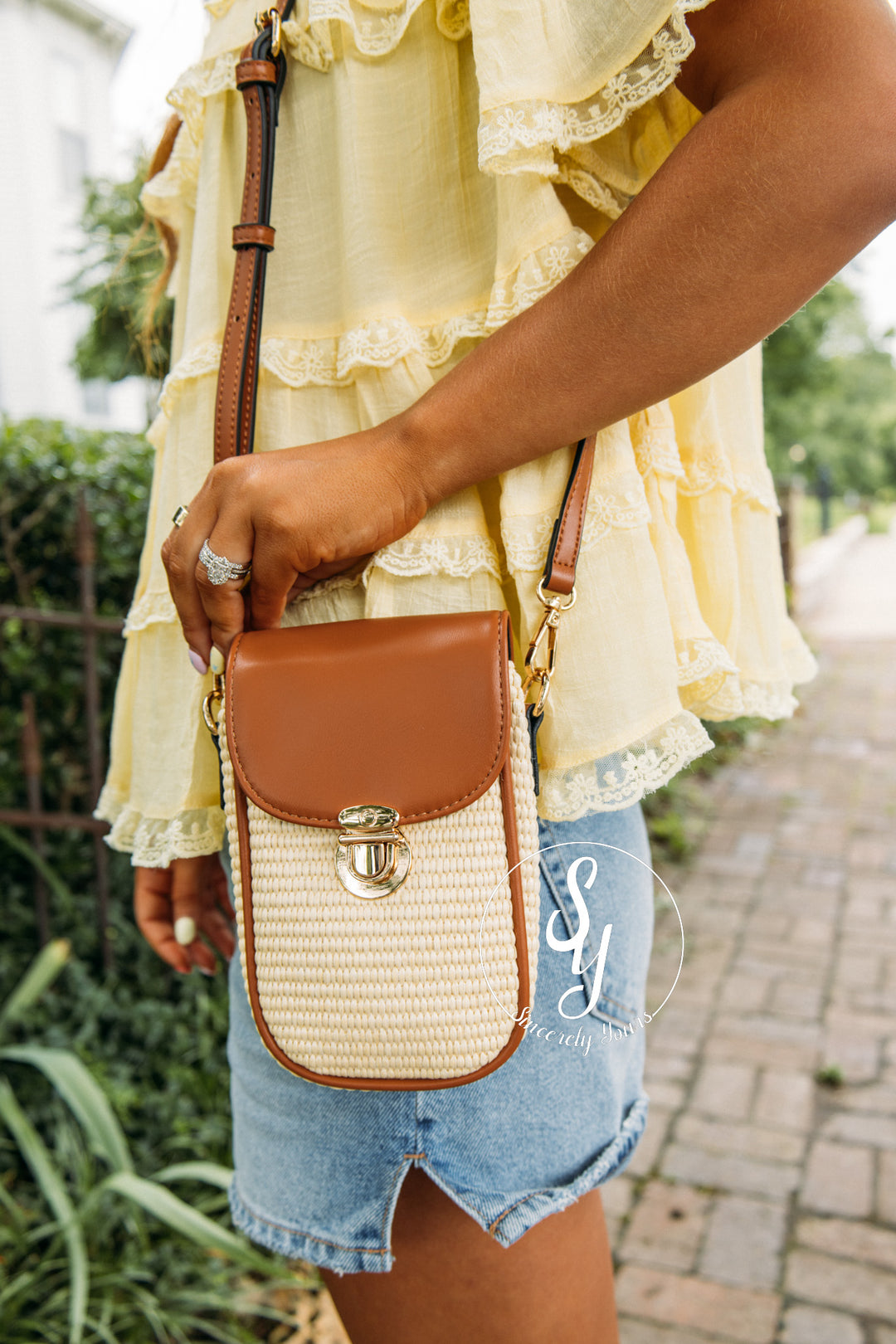 Briar Crossbody - Natural/Brown