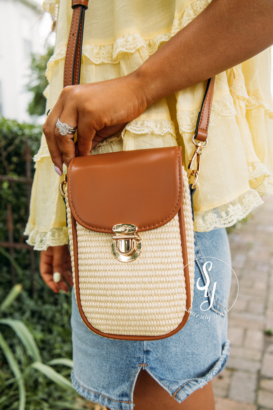 Briar Crossbody - Natural/Brown