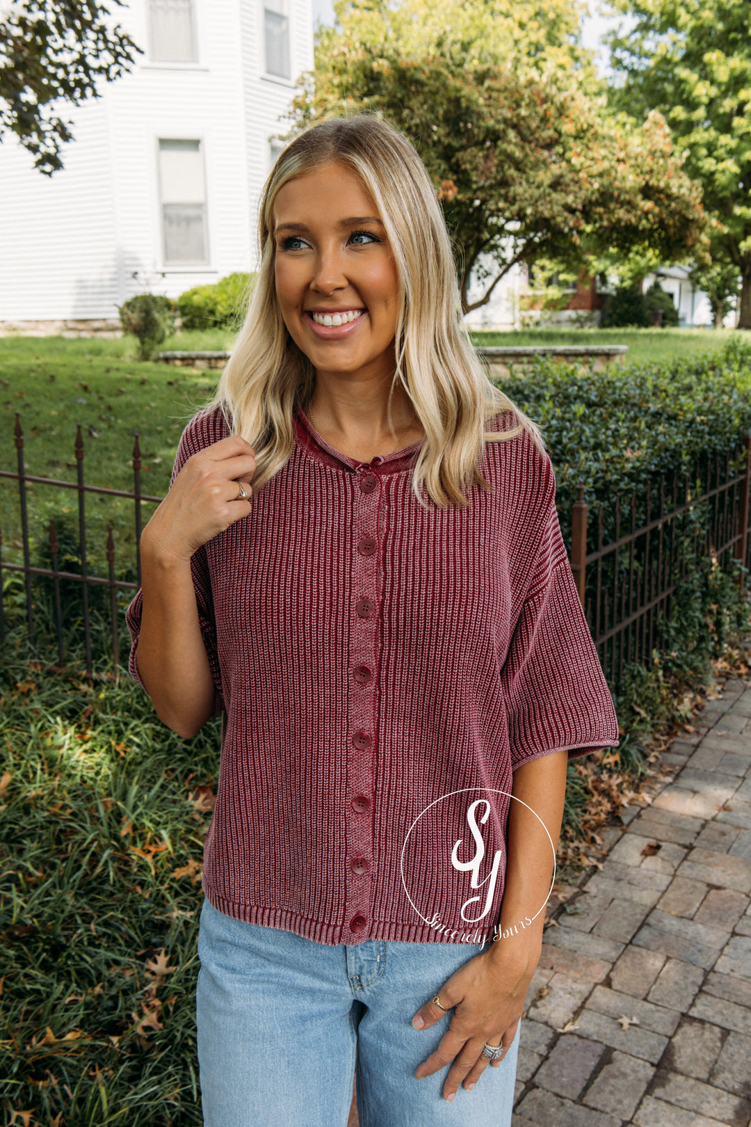 Remi Sweater - Burgundy
